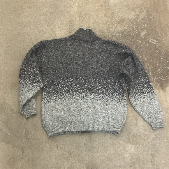 Wool blend vintage penguin embroidered shawl cardigan grandpa sweater - Picture 5 of 5